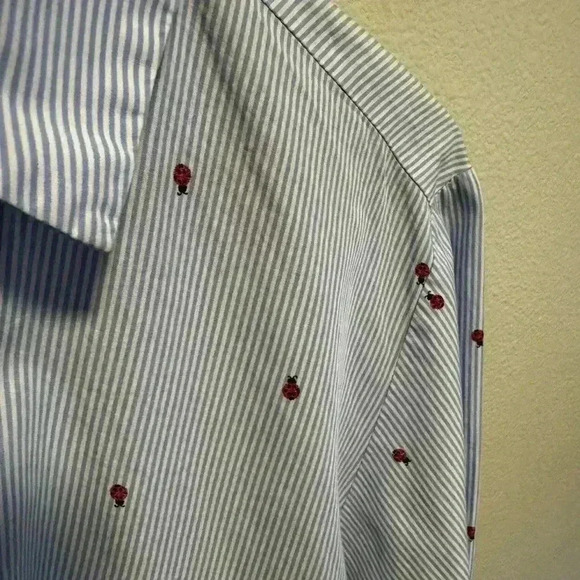 Zara Women’s Cotton Button-Down Size L - Picture 3 of 10